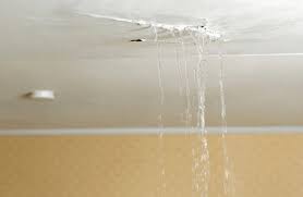 handling water leakage from ceiling in