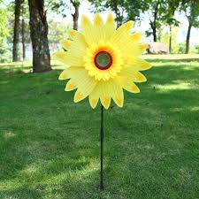 Large Sunflower Windmills For Yard And