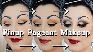 pinup pageant makeup day to night