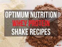 optimum nutrition protein shake recipes