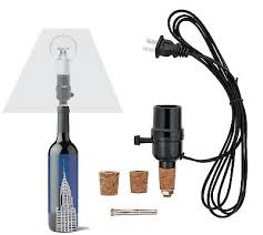 Bottle Lamp Light Kit Glass Drill Bit