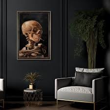 La Pastiche Skull Of Skeleton With