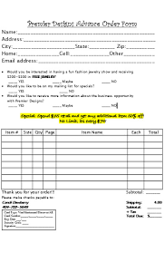 free 6 jewelry order forms in pdf ms