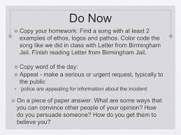 letter from birmingham jail essay questions 