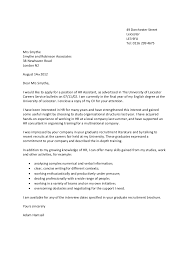 Lab Assistant Job Application Letter 