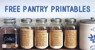 Or gift give jars as a thank you or congratulations gift. Printable Pantry Labels Free Template