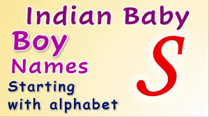 indian baby boy names start with letter