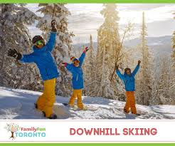 downhill skiing and snowboarding