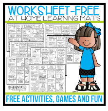 free worksheet free at home learning