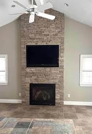 Stacked Stone Fireplace 10 Luxurious