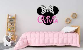 Personalized Name Wall Decal Minnie