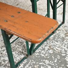 German Beer Hall Table And Benches