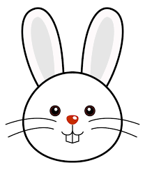 Морда кролика рисунок - 54 фото