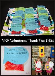 thanking summer volunteers with a sweet