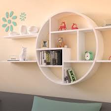 Stylish And Elegant Modern Round Wall Shelf