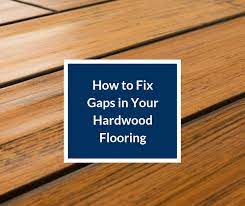 fix gaps in your hardwood flooring