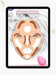 face chart makeup guru im app