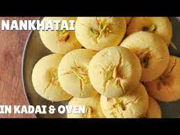 nankhatai recipe in kadai oven both