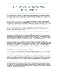 Nursing Teaching Philosophy Examples