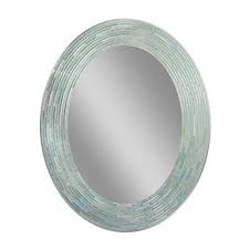 Sea Glass Oval Wall Mirror