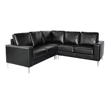baltic faux leather corner sofa in