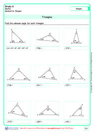 Grade 6, 7, 8 and 9 maths questions and problems to test deep understanding of maths concepts and computational procedures of students are presented. Identifying Unknown Angle Of Triangles Free Math Worksheet Grade Six Ws1 Locked Maths For 6 First Reading And Writing Winter Printables Preschool Bills Spreadsheet Excel Multiplication Facts Third Graders 1 Word Problems