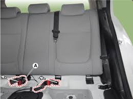 Kia Rio Rear Seat Belt Rear Seat