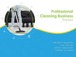 professional cleaning business proposal