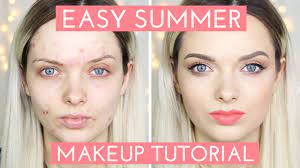 acne coverage easy summer makeup