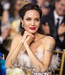 angelina jolie is not shy to pose