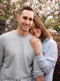 West y'all!!!!, michelle said in an instagram post. Golf Star Michelle Wie 29 Marries Jonnie West 31 Son Of Nba Legend Jerry Daily Mail Online