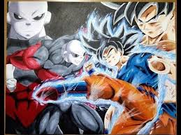 The initial manga, written and illustrated by toriyama, was serialized in ''weekly shōnen jump'' from 1984 to 1995, with the 519 individual chapters collected into 42 ''tankōbon'' volumes by its publisher shueisha. Drawing Jiren Ultra Instinct Tournament Of Power Youtube Anime Dragon Ball Super Drawing Goku Goku Vs Jiren