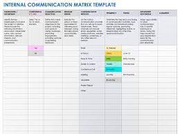 free communication matrix templates