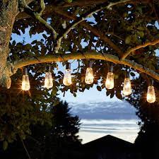 light bulb solar led festoon lights