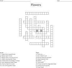 Earlier or later you will need help to pass this challenging game and our website is here to equip you with daily themed crossword flower stalk answers and other useful information like tips, solutions and. Floral Crossword Wordmint