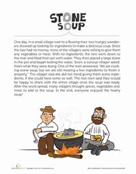 Of course, stone soup with cabbage is even better. soon a villager ran from his house into the village square, holding a cabbage. Stone Soup Worksheet Education Com First Grade Reading Comprehension Reading Comprehension First Grade Reading