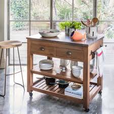 This rustic diy kitchen island is built with scrap wood—the top is a few 1x4s and screws. Hudson Small Kitchen Island Graham Green