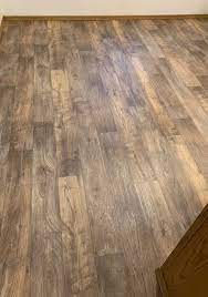 sheet vinyl wood visual the floor
