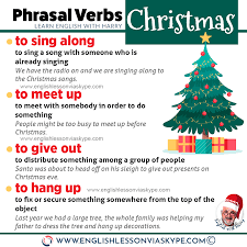 16 christmas phrasal verbs learn