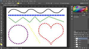 make dotted lines in adobe photo