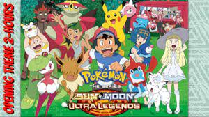 Pokémon the Series: Sun & Moon Ultra Legends Intro - 2 hours - YouTube