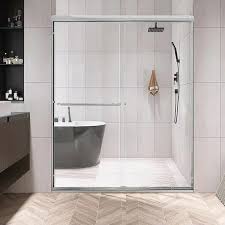 Double Sliding Framed Shower Door