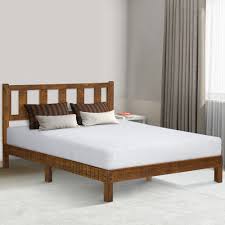 deluxe solid wood platform bed