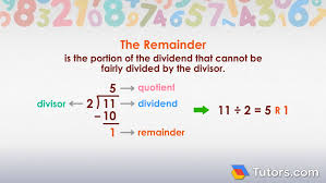 what is remainder in math definition