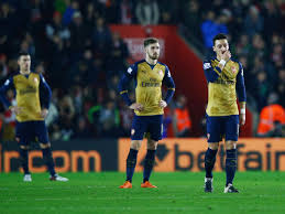 Image result for arsenal loses to southampton