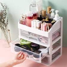 drawers storage box desk makeup case