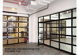 Aluminum Full View Glass Garage Doors
