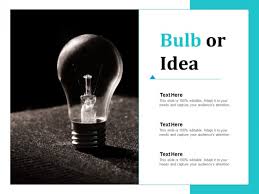Bulb Or Idea Chart Ppt Powerpoint Presentation Infographic