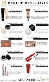 10 makeup must haves for travel