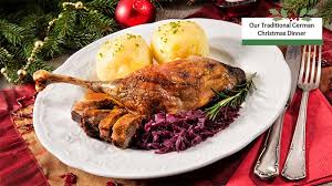 Popular all over germany during the christmas season, stollen is filled with dried fruit, candied citrus and orange peel, and almonds. Our Traditional German Christmas Dinner Menu A German Girl In America